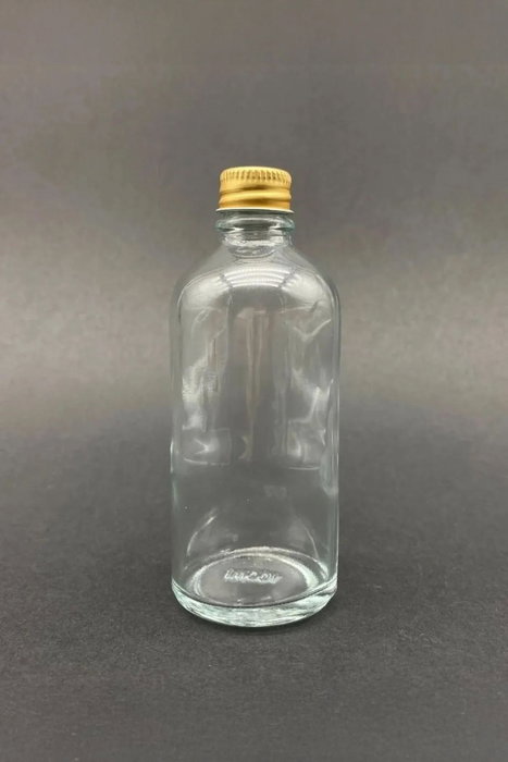 Hermia Juego de Botellas de Vidrio Tu-100Ccgoldmetal (12 Piezas)